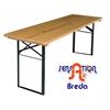 Tafel 70 cm bierbankset