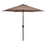 Parasol 3m rond taupe met voet