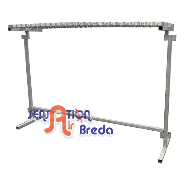 Garderoberek industrieel 100 haken